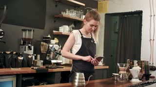 distracted barista