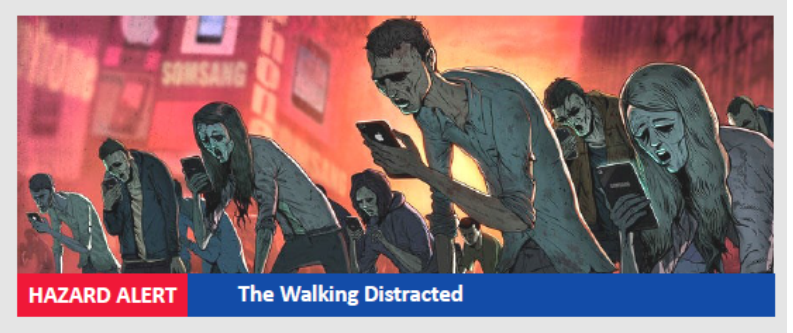 distracted walking
