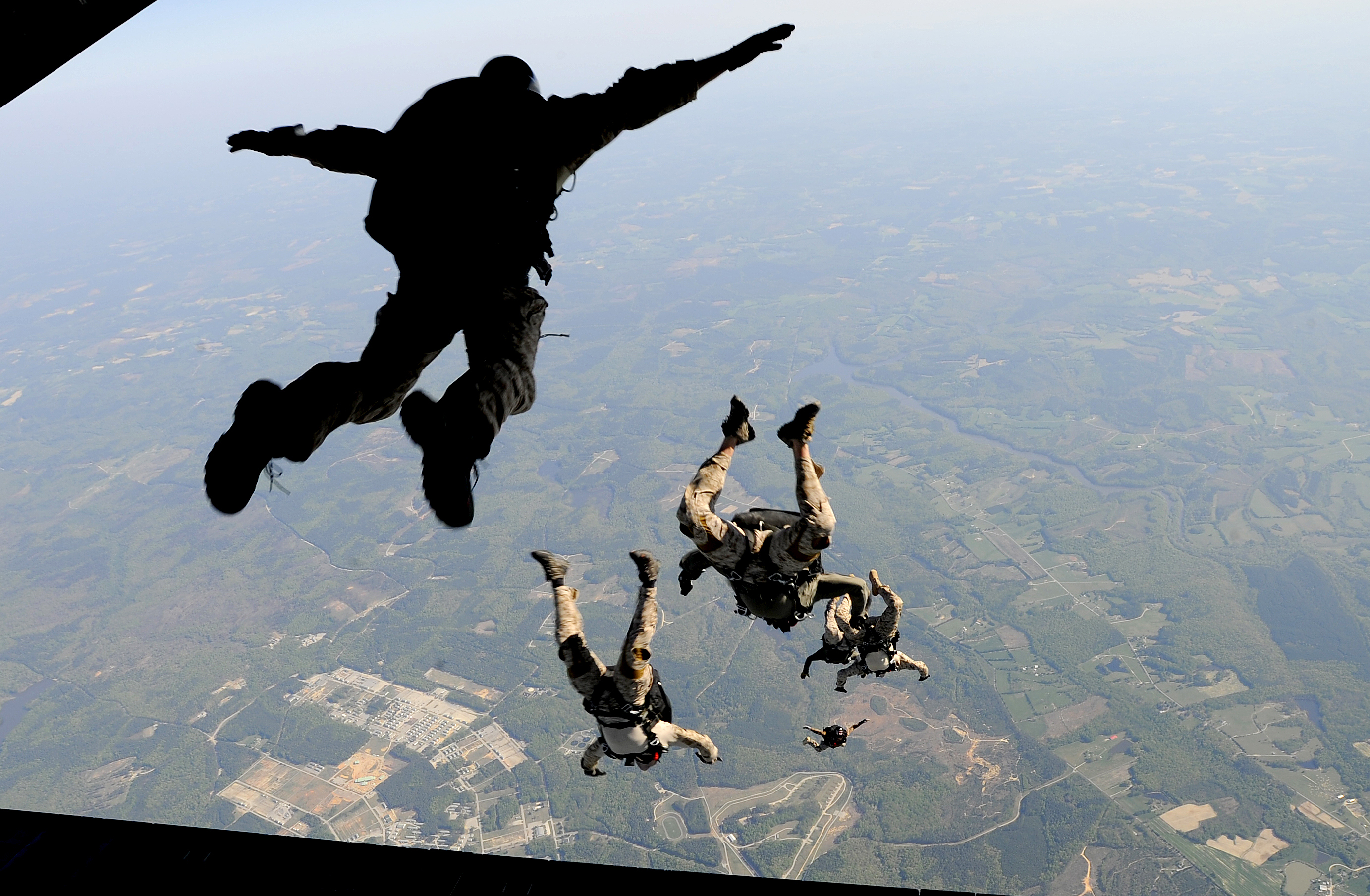 Joint training at 12,500 feet