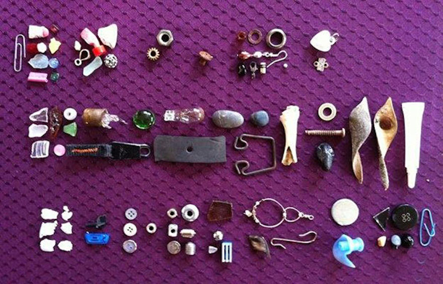 trinkets brought as gifts by crows
